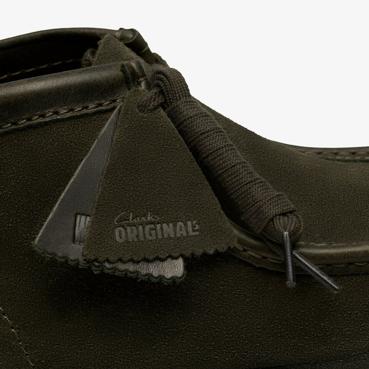 Clarks Men Wallabee Boot Loden Green Suede