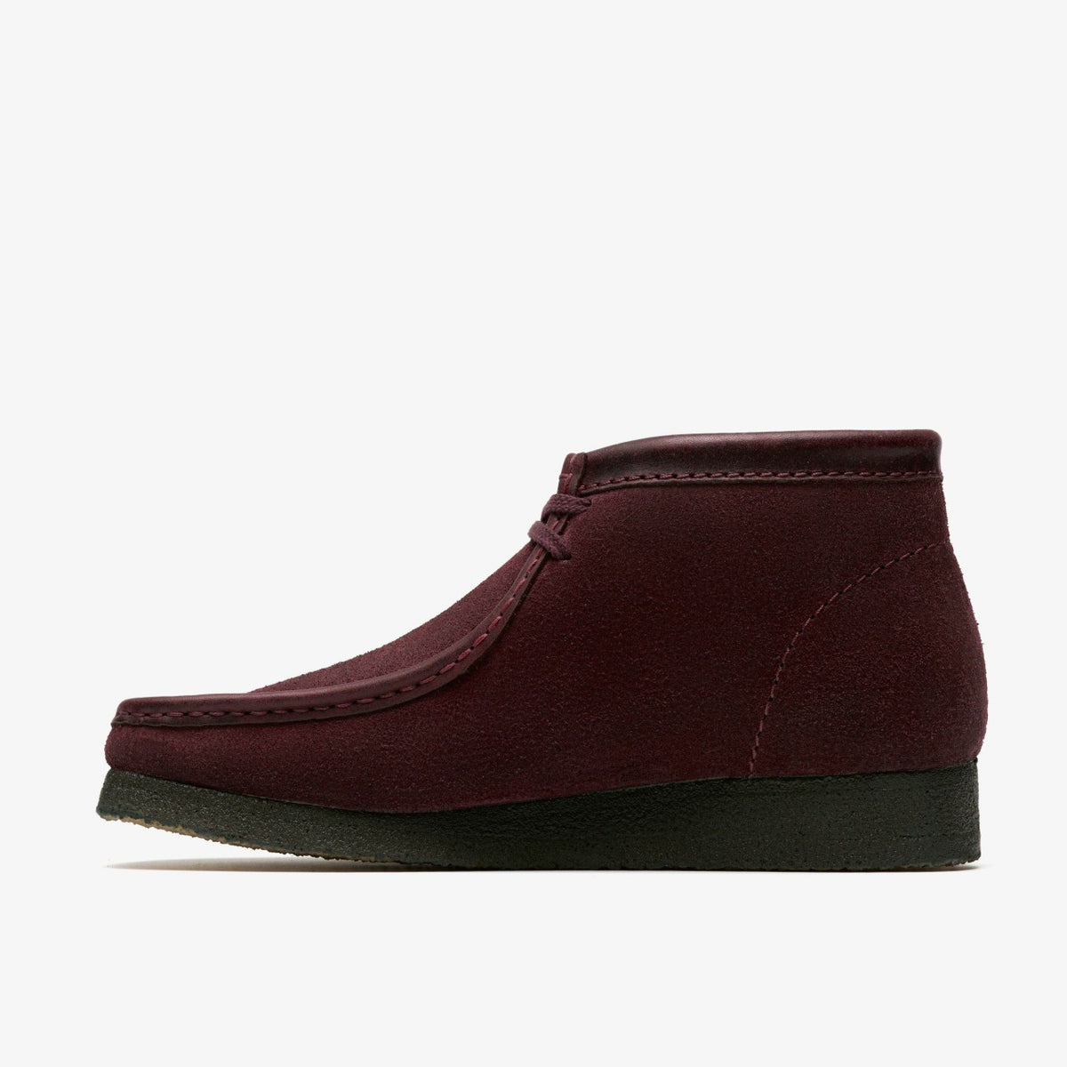 Clarks Men Wallabee Boot Purple Grape Suede