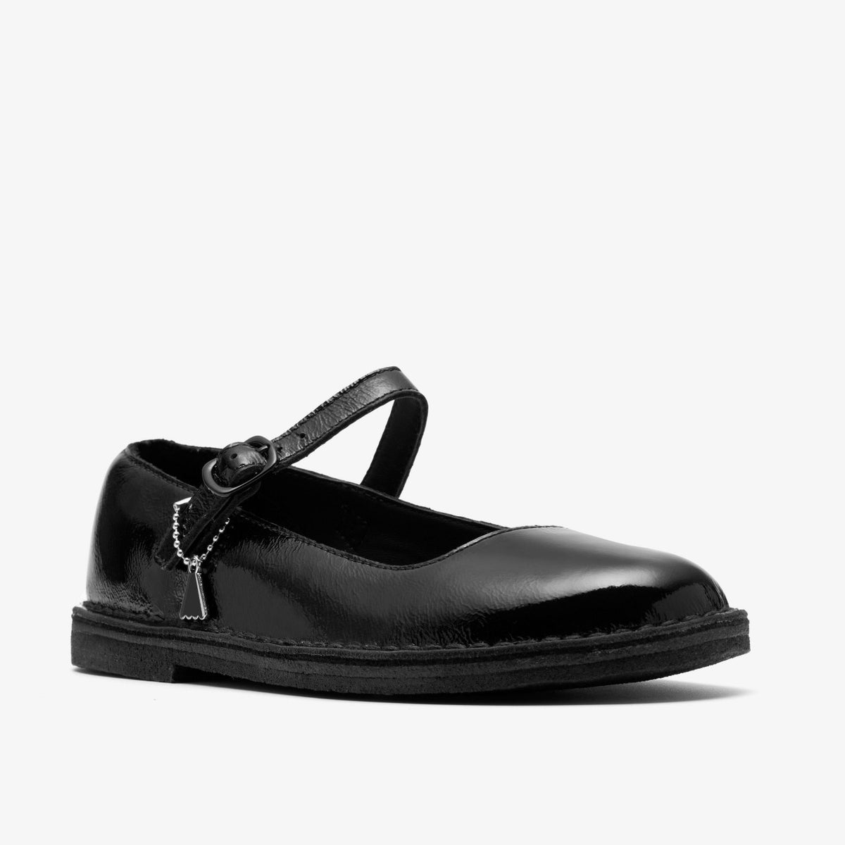 Clarks Women Desert Jane Black Patent