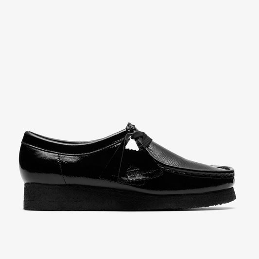 Clarks Women Wallabee Black Patent