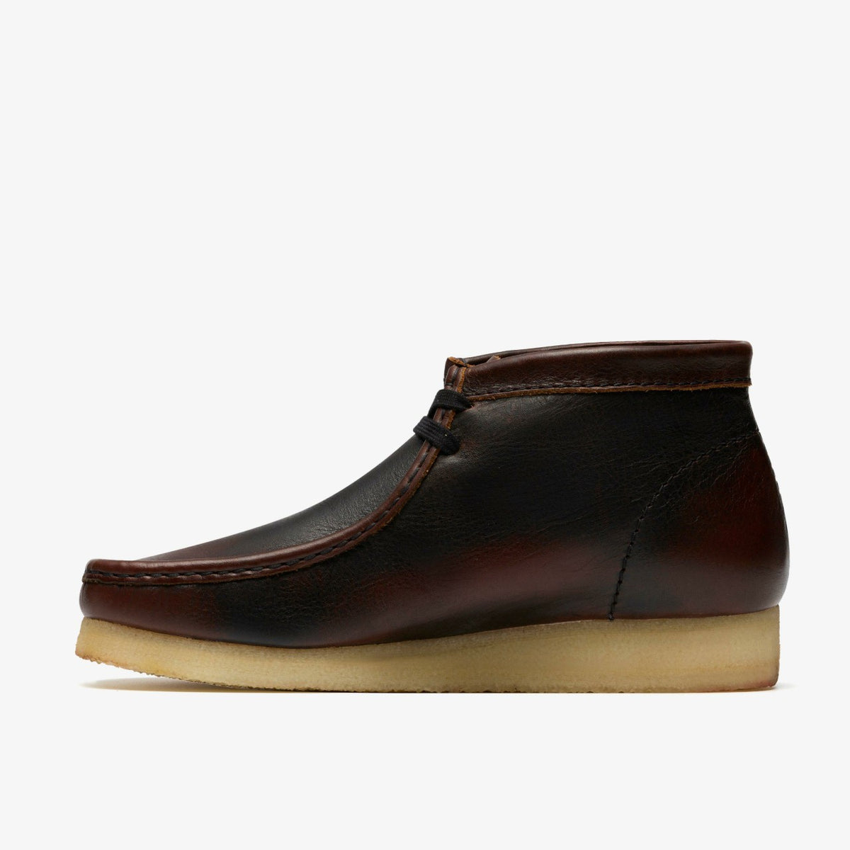 Clarks Men Wallabee Boot Dark Tan Combination