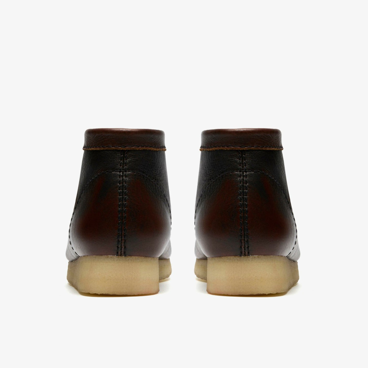 Clarks Men Wallabee Boot Dark Tan Combination
