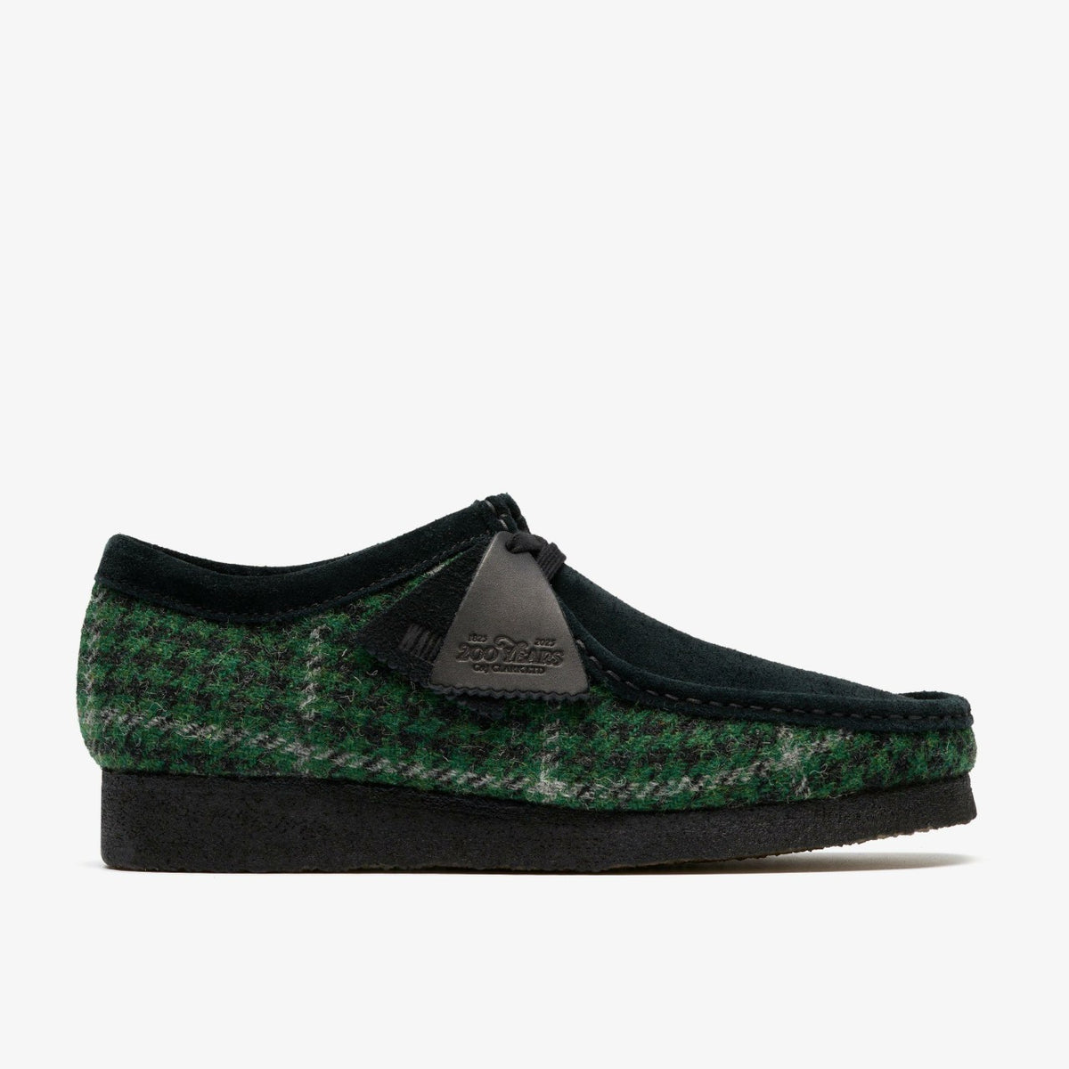 Clarks Men Wallabee Green Tweed Combination