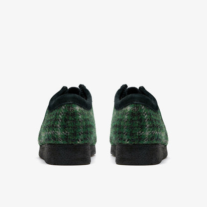 Clarks Men Wallabee Green Tweed Combination