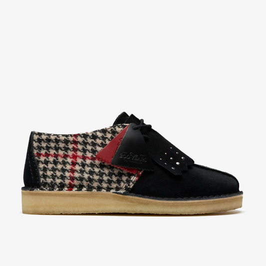 Clarks Women Desert Trek Black Tweed Combination