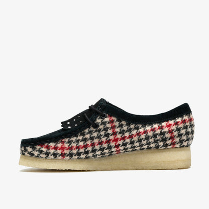 Clarks Women Wallabee Black Tweed Combination