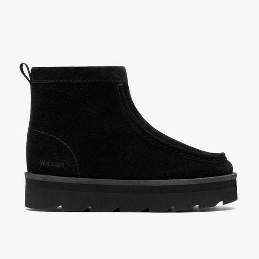 Clarks Women Meare Rooey Black Suede Warmlined
