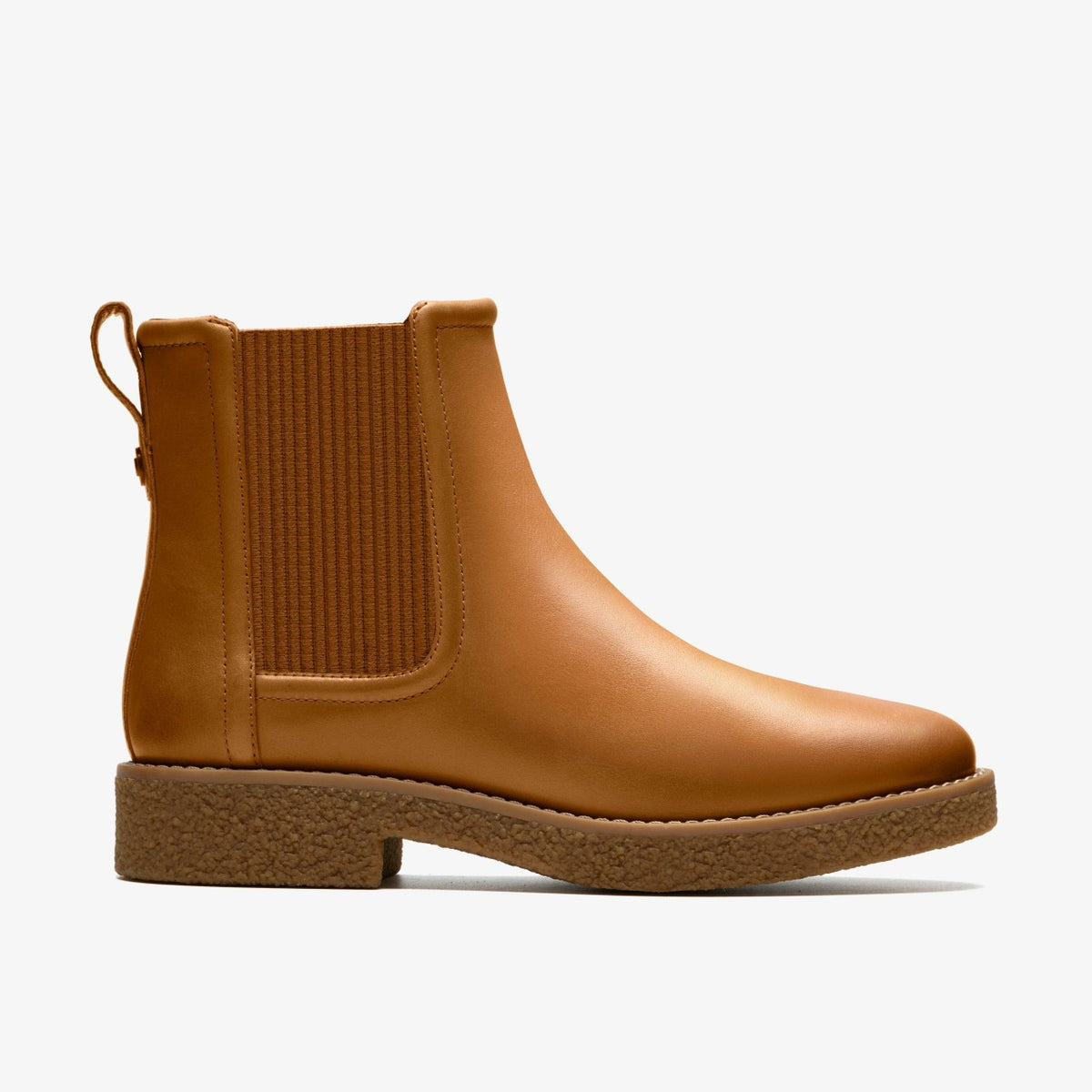 Clarks Women Nella Top Tan Leather