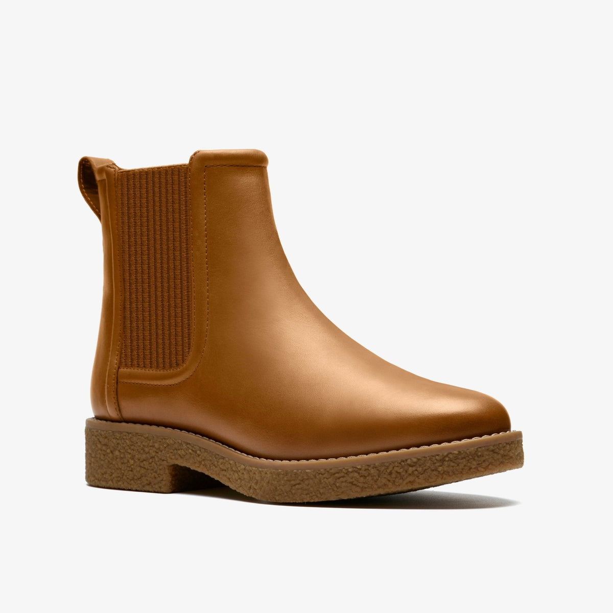 Clarks Women Nella Top Tan Leather