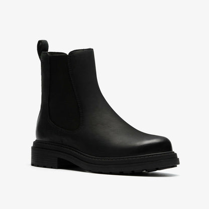 Clarks Women Orinoco 3 Top Black Leather
