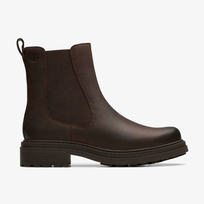 Clarks Women Orinoco 3 Top Dark Brown Leather