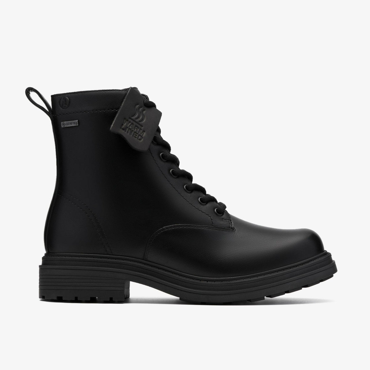 Clarks Women Orinoco 3 Sty GORE-TEX Black Warmlined Leather