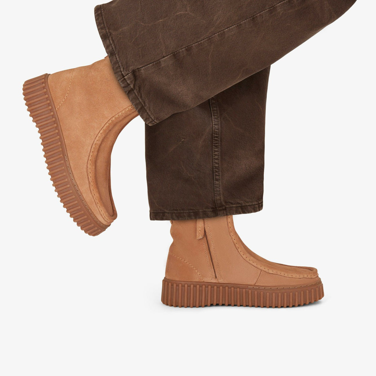 Clarks Women Torhill Cozy Light Tan Warmlined