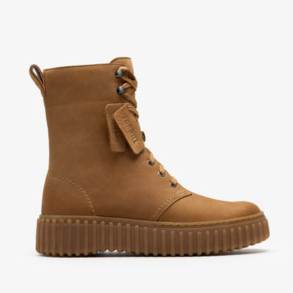 Clarks Women Torhill Style Light Tan Nubuck