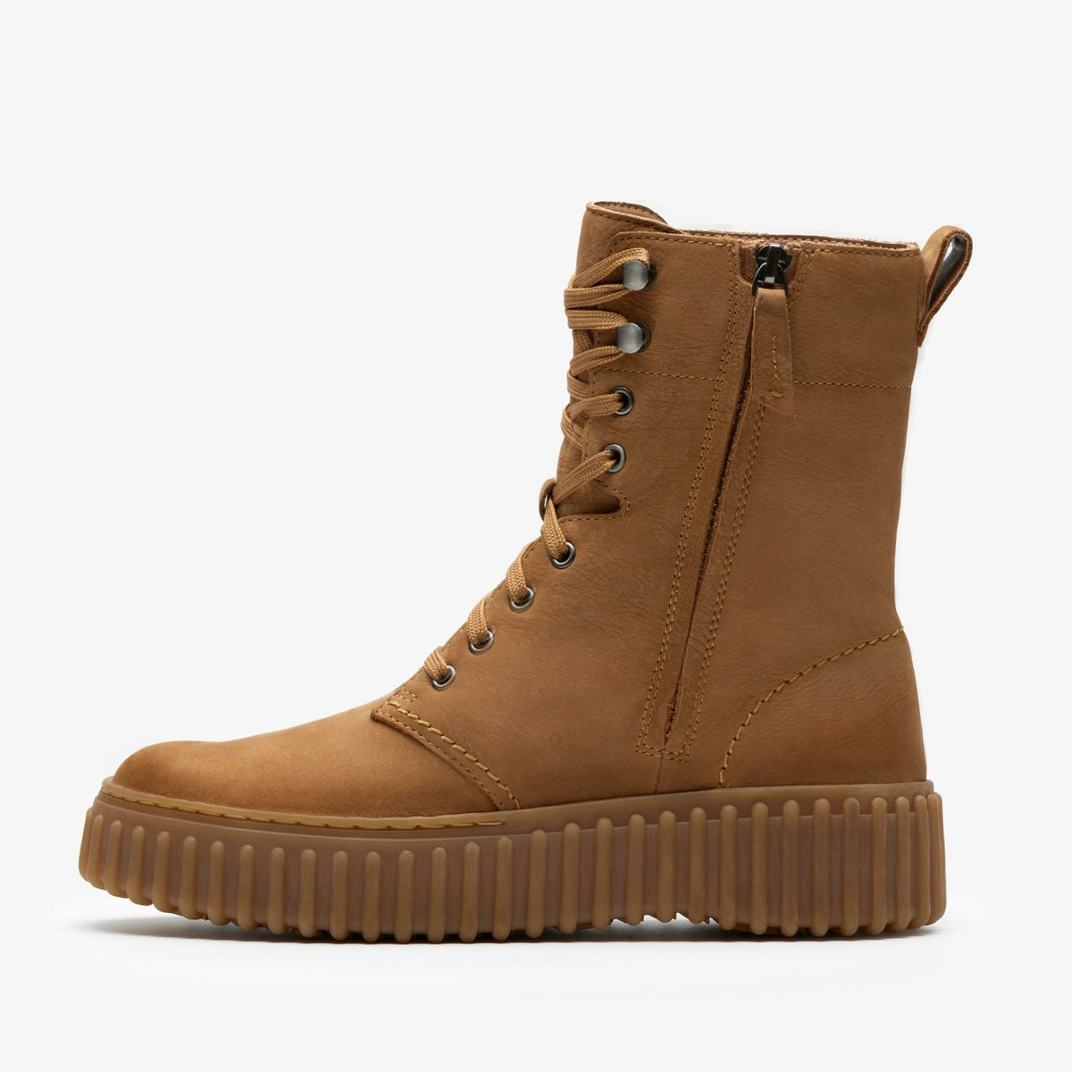 Clarks Women Torhill Style Light Tan Nubuck