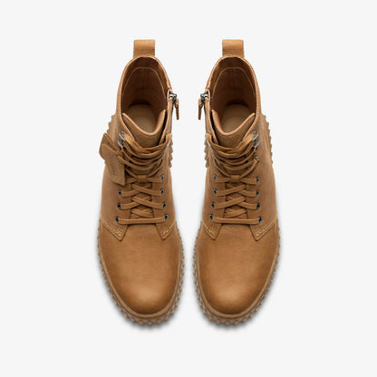 Clarks Women Torhill Style Light Tan Nubuck