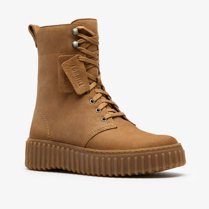 Clarks Women Torhill Style Light Tan Nubuck