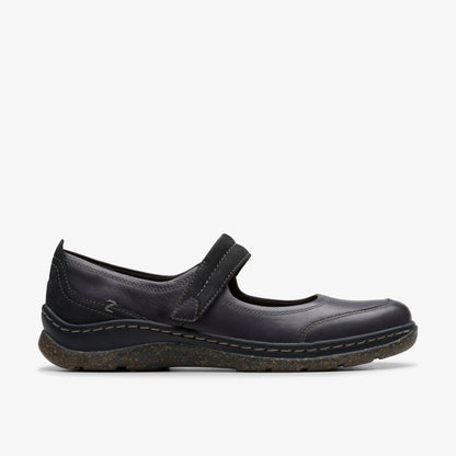 Clarks Women Orlene Jane Black Leather