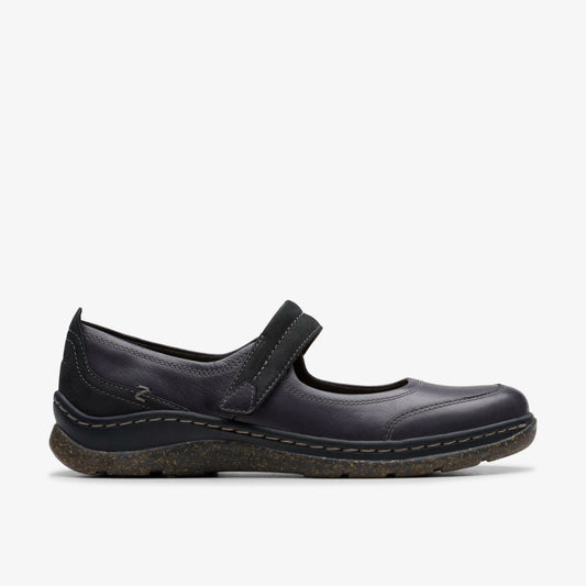 Clarks Women Orlene Jane Black Leather