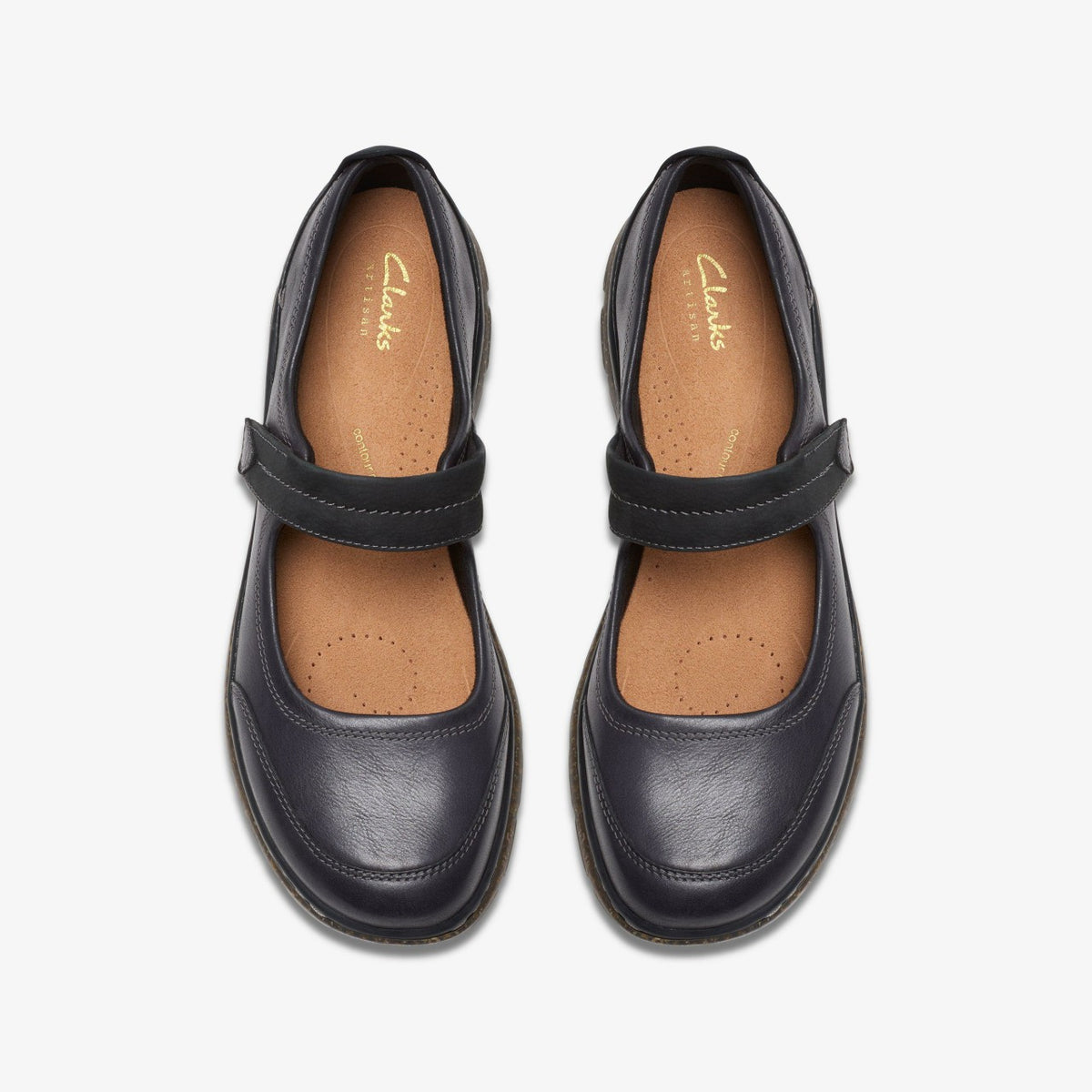 Clarks Women Orlene Jane Black Leather