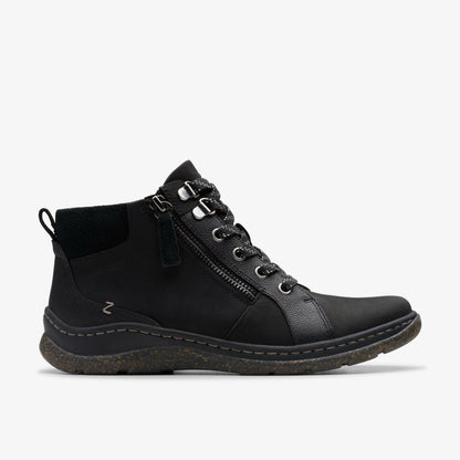 Clarks Women Orlene Top Waterproof Black Nubuck