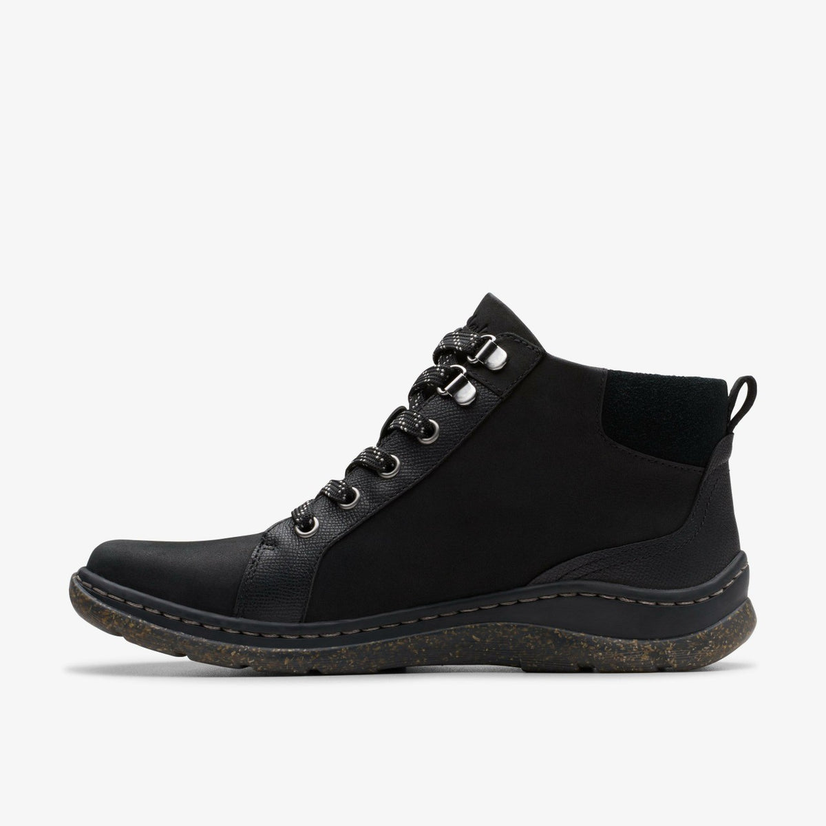 Clarks Women Orlene Top Waterproof Black Nubuck