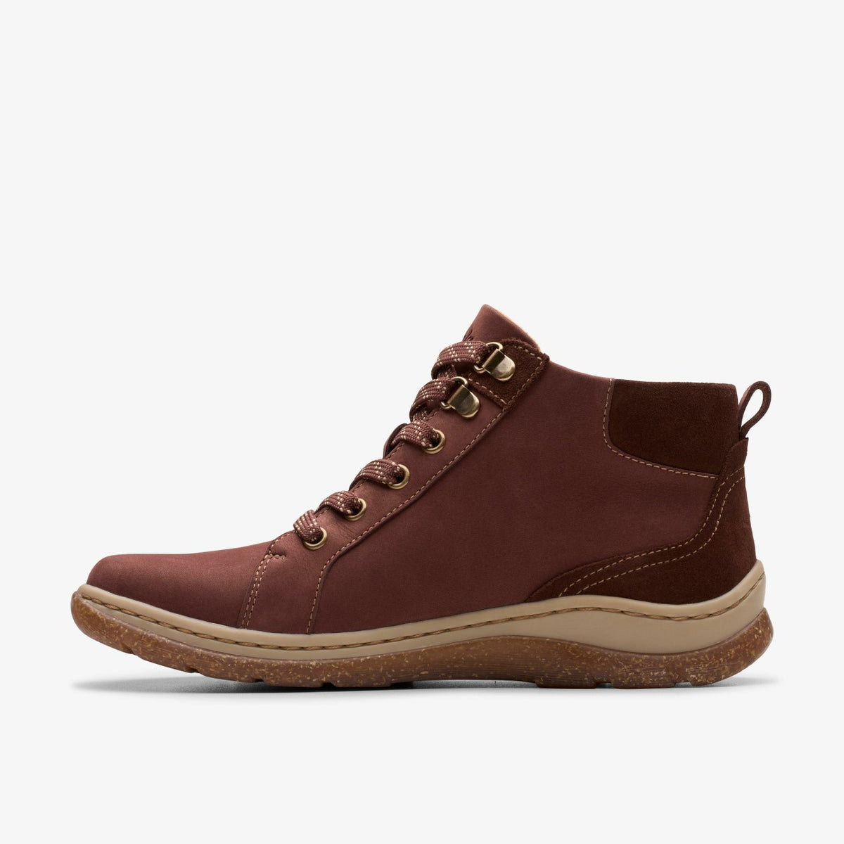 Clarks Women Orlene Top Waterproof British Tan Nubuck