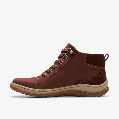 Clarks Women Orlene Top Waterproof British Tan Nubuck
