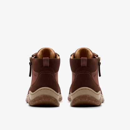 Clarks Women Orlene Top Waterproof British Tan Nubuck