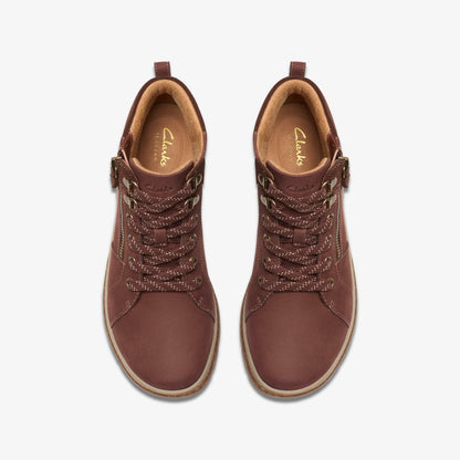 Clarks Women Orlene Top Waterproof British Tan Nubuck