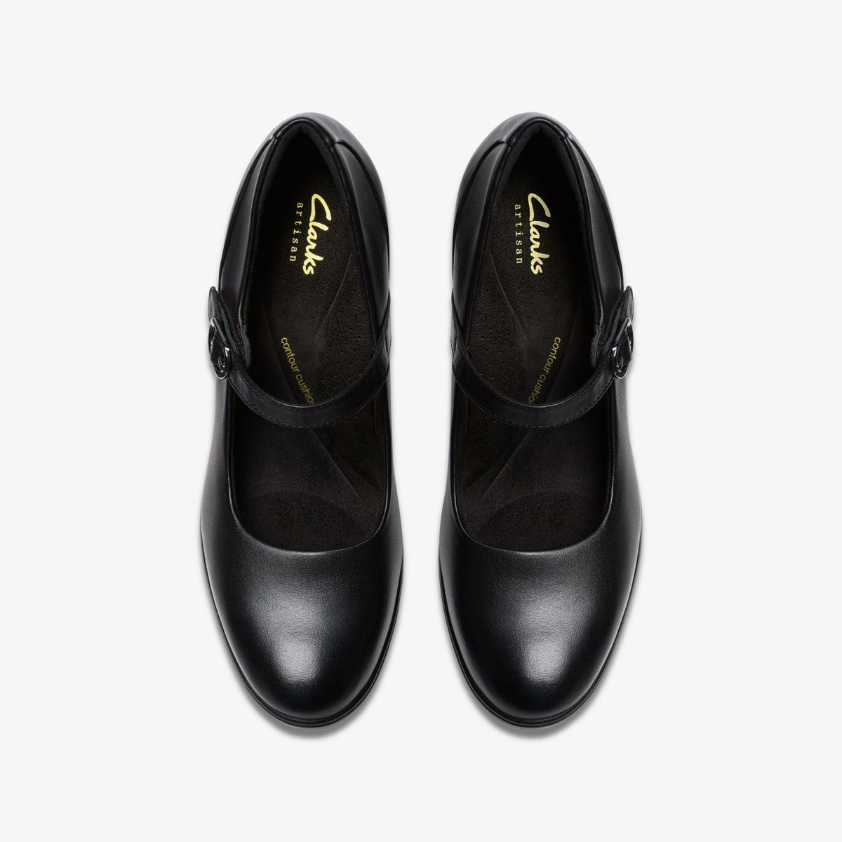 Clarks Women Shaya Jane Black Leather