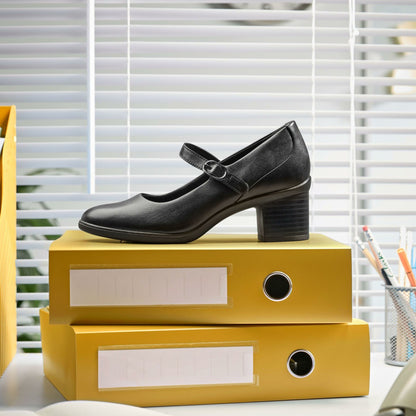 Clarks Women Shaya Jane Black Leather