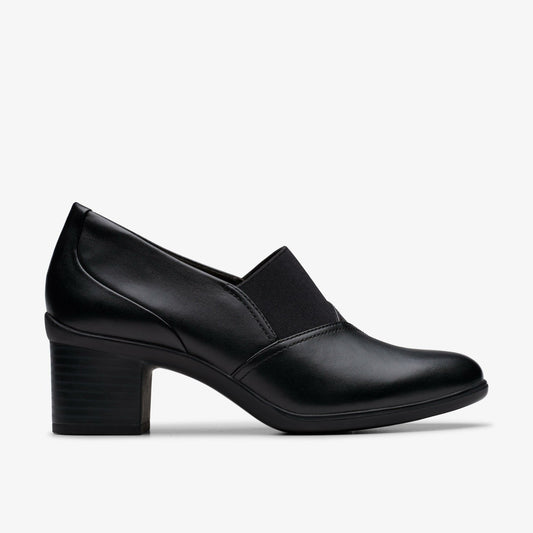 Clarks Women Shaya Tess Black Leather