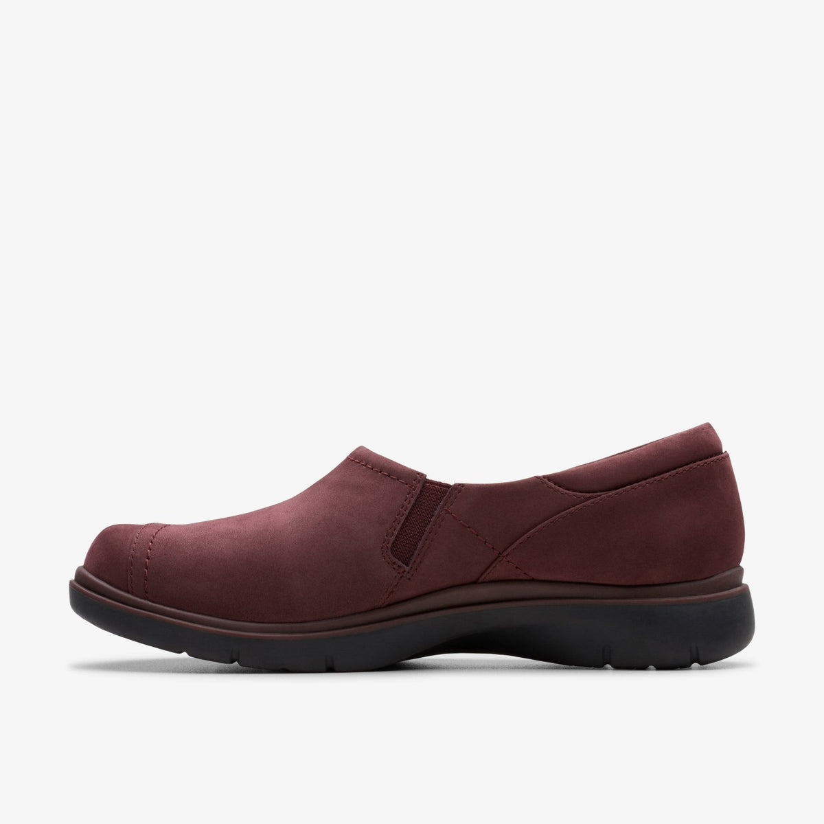 Clarks Women Certina Ease Wine Nubuck