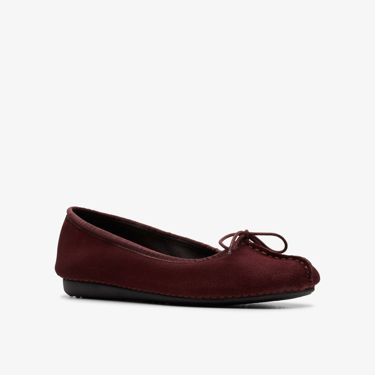 Clarks Women Freckle Ice Merlot Suede
