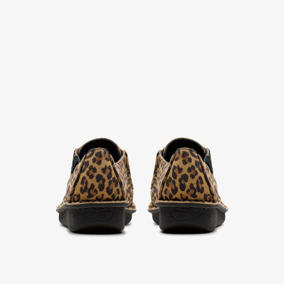 Clarks Women Funny Dream Leopard Suede