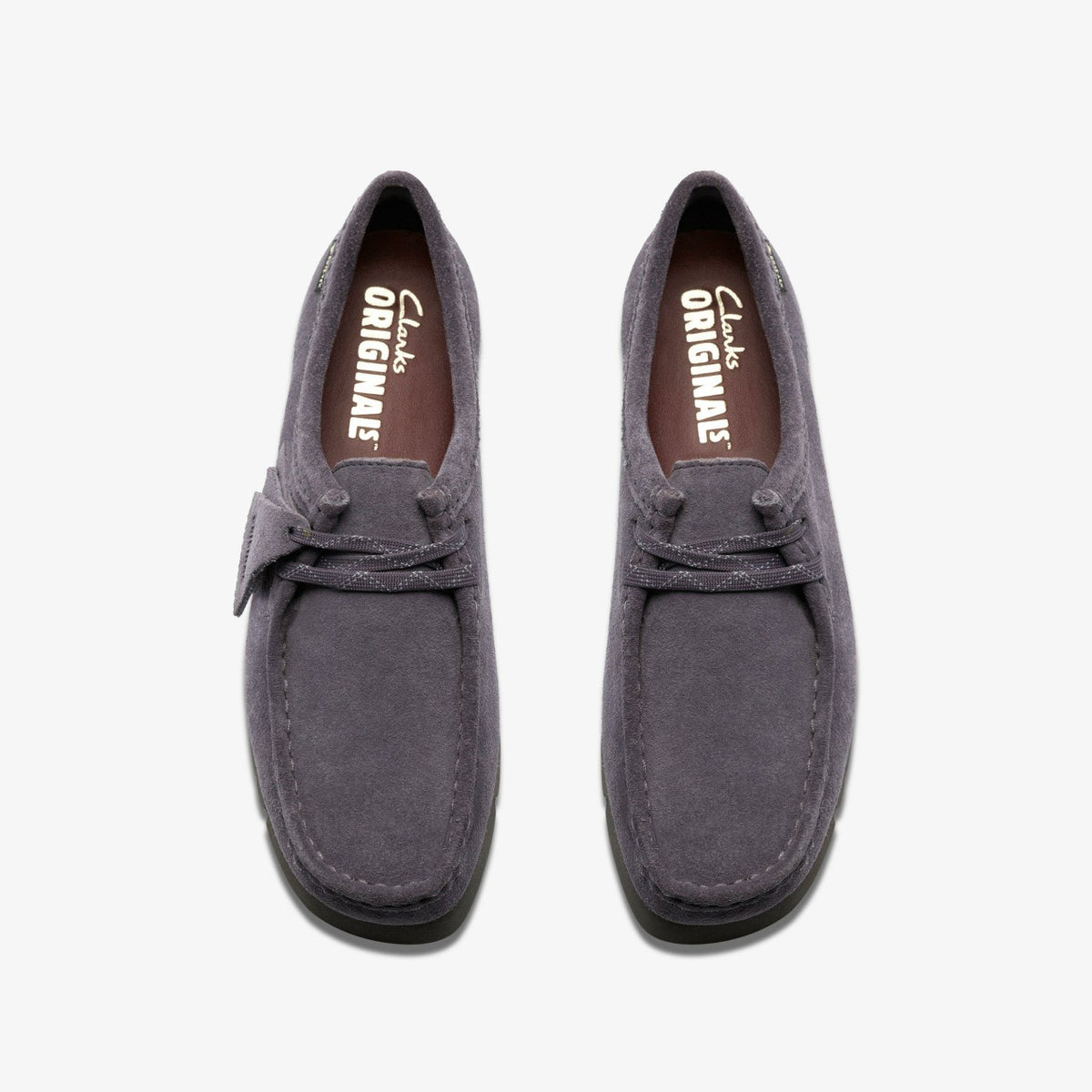 Clarks Women Wallabee GORE-TEX Purple Grey Suede
