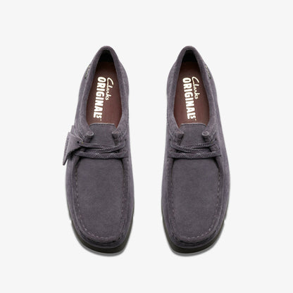 Clarks Women Wallabee GORE-TEX Purple Grey Suede