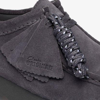 Clarks Women Wallabee GORE-TEX Purple Grey Suede