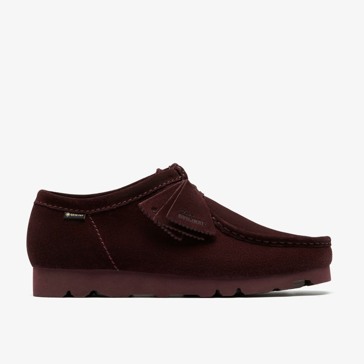 Clarks Men Wallabee GORE-TEX Purple Grape Suede
