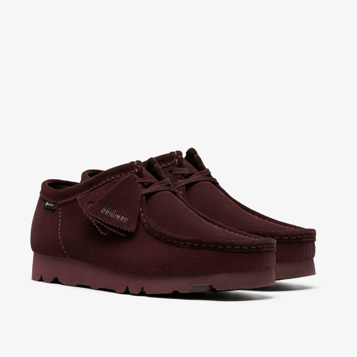 Clarks Men Wallabee GORE-TEX Purple Grape Suede