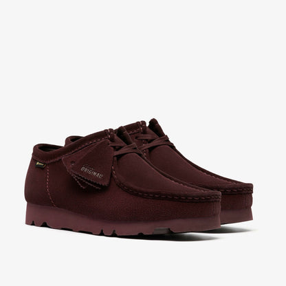 Clarks Men Wallabee GORE-TEX Purple Grape Suede