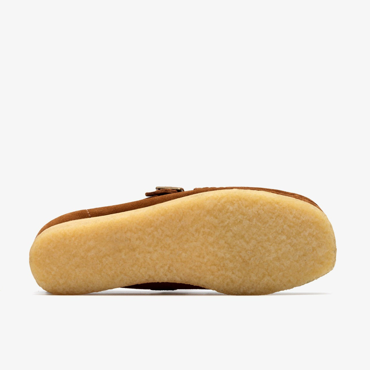Clarks Women Wallabee T Bar Brown/Orange Suede