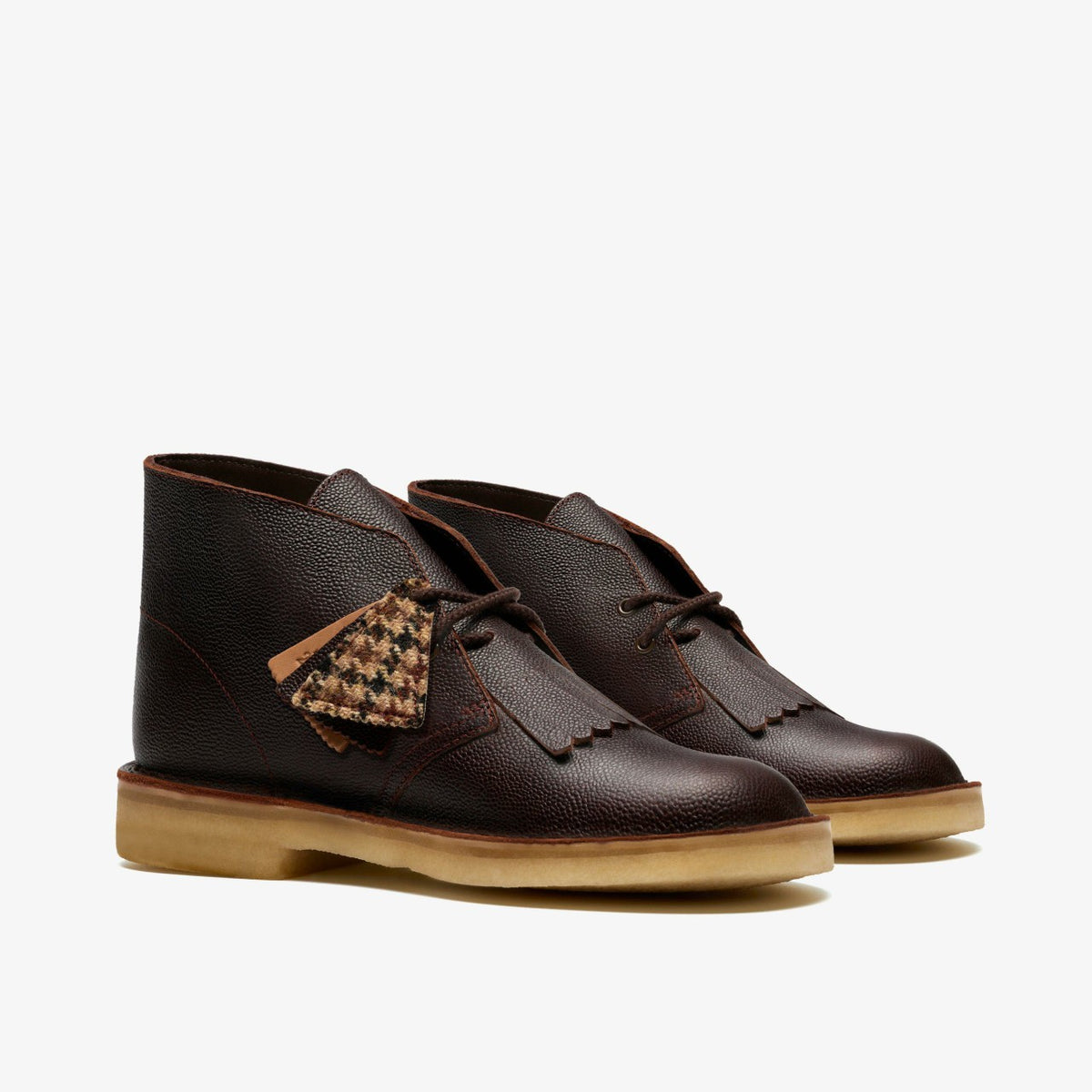 Clarks Men Desert Boot Brown Scotch Grain