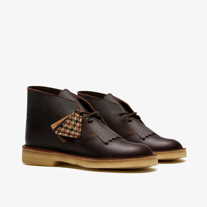 Clarks Men Desert Boot Brown Scotch Grain