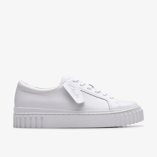 Clarks Women Mayhill Walk White Leather