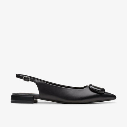 Clarks Women Sensa 15 Trim Black Leather