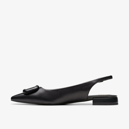 Clarks Women Sensa 15 Trim Black Leather