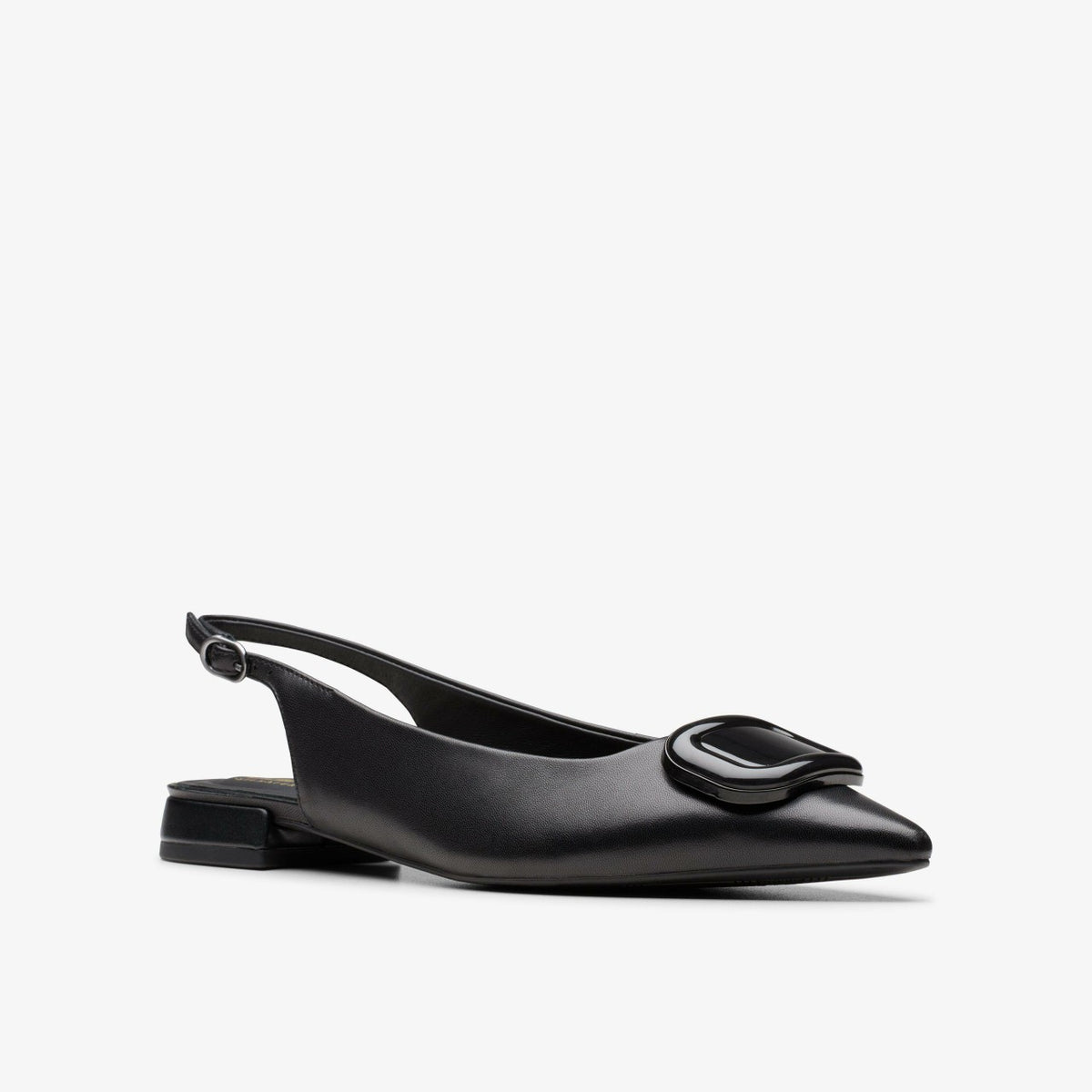 Clarks Women Sensa 15 Trim Black Leather