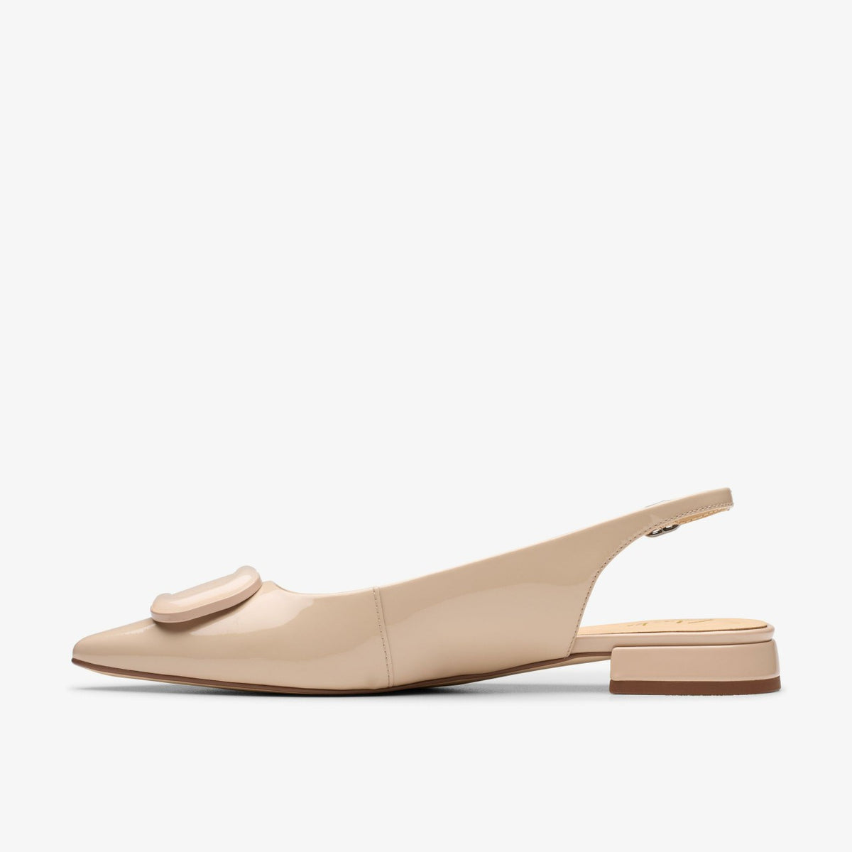 Clarks Women Sensa 15 Trim Sand Patent